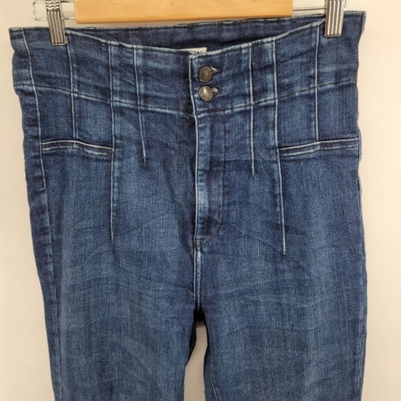 We The Free Jayde Flare Jeans Dark Blue Size 31 - Picture 4 of 10